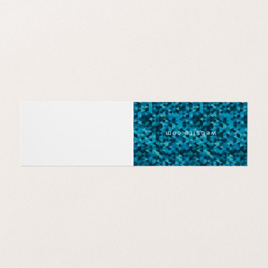 Blue Shapes Corporate Visitenkarten (Innenseite Aufgefaltet)