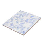 Blue Shapes Pattern Ceramic Tile Fliese (Seite)