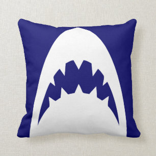 BLUE SHARK PILLOW SERIEN. ANDERE FARBEN VERFÜGBAR KISSEN