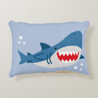 Blue shark tote bag dekokissen