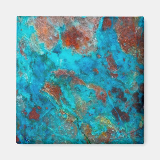 Blue Shattuckite Magnet (Vorne)