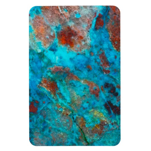 Blue Shattuckite Magnet (Vertikal)