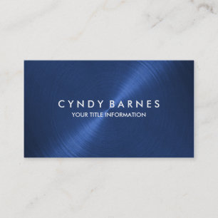 Blue Sheen Business Card Visitenkarte