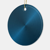 Blue Sheen Christmas Personalisierte Ornament (Links)