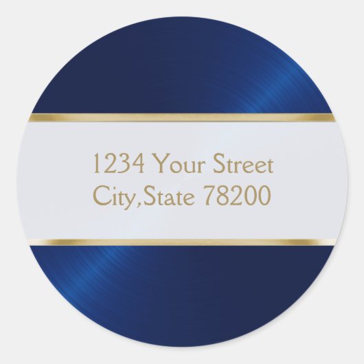 Blue Sheen Umschlag Aufkleber (Vorderseite)