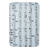 Blue Sheet Music Badematte (Vorderseite Vertikal)
