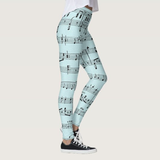 Blue Sheet Music Leggings (Rechts)
