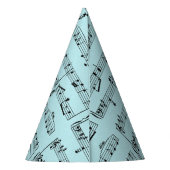 Blue Sheet Music Partyhütchen (Rückseite)