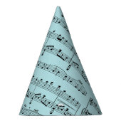 Blue Sheet Music Partyhütchen (Rechts)