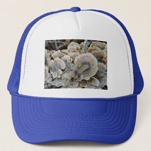 Blue Shelf Fungus Hat Truckerkappe (Vorderseite)