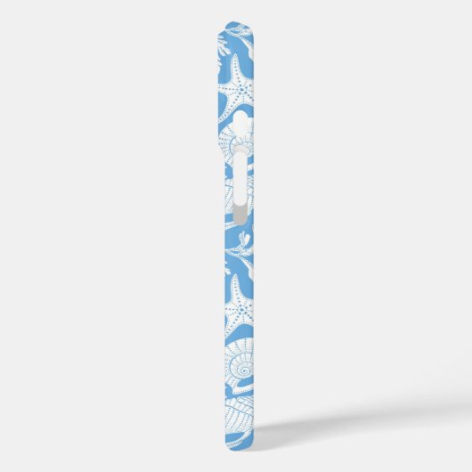 Blue Shells Personalized Case-Mate iPhone Hülle (Rückseite / Links)