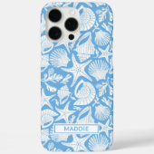 Blue Shells Personalized Case-Mate iPhone Hülle (Rückseite)