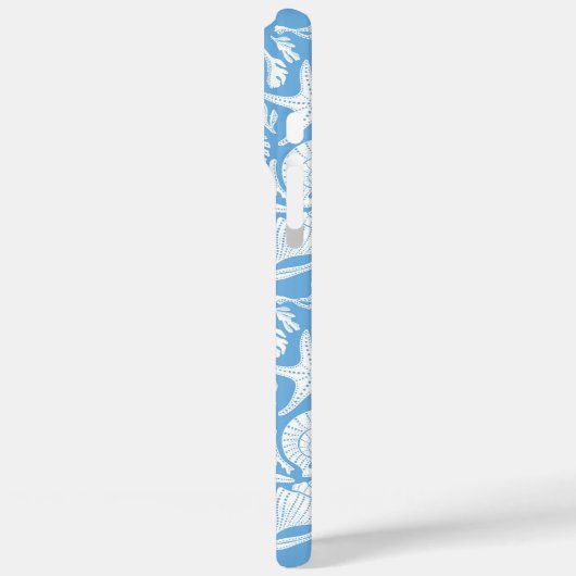 Blue Shells Personalized Case-Mate iPhone Hülle (Rückseite / Links)