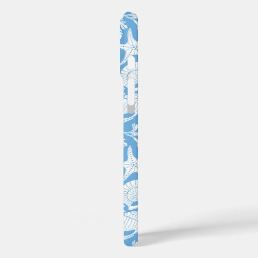 Blue Shells Personalized Case-Mate iPhone Hülle (Rückseite / Links)