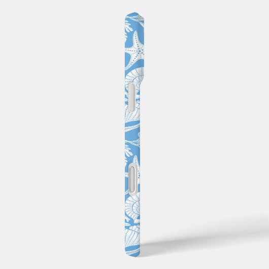 Blue Shells Personalized Case-Mate iPhone Hülle (Rückseite / Rechts)