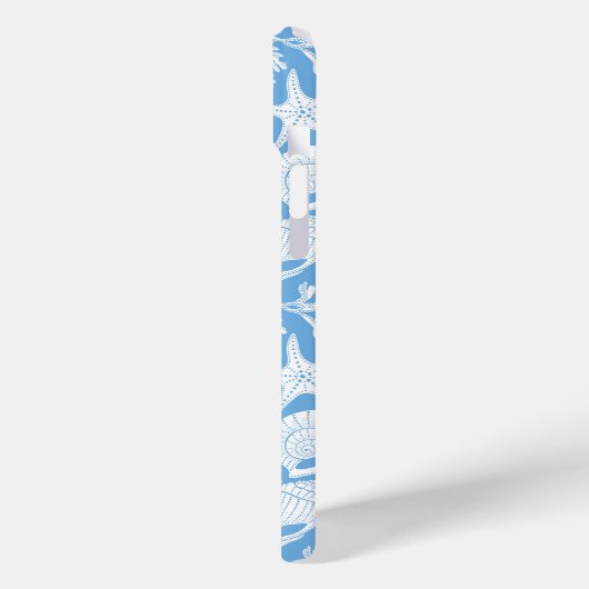 Blue Shells Personalized Case-Mate iPhone Hülle (Rückseite / Links)