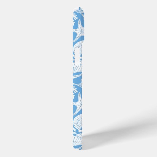 Blue Shells Personalized Case-Mate iPhone Hülle (Rückseite / Rechts)