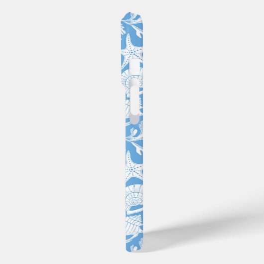 Blue Shells Personalized Case-Mate iPhone Hülle (Rückseite / Links)