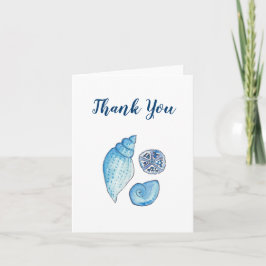 Blue Shells Thank You Dankeskarte