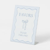 Blue Shes zähmt das Knot-Brautparty-Gunst Sockelschild (Vorderseite)