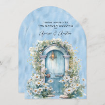 Blue Shimmer Garden Door Daisy