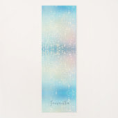 Blue Shimmer Yoga Mat Yogamatte (Vorderseite)