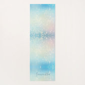 Blue Shimmer Yoga Mat Yogamatte (Rückseite)