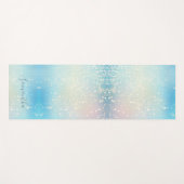 Blue Shimmer Yoga Mat Yogamatte (Vorderseite (Horizontal))