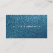 Blue Shiny Texture Visitenkarte (Vorderseite)