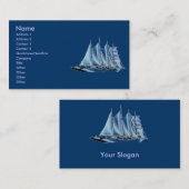 Blue Ship Visitenkarte (Vorne/Hinten)