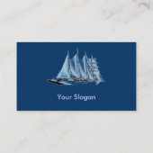 Blue Ship Visitenkarte (Rückseite)