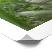 Blue Shoe Macro Poster (Ecke)