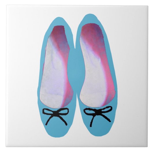 Blue Shoes Fliese (Vorderseite)