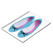 Blue Shoes Notizblock (Linke Seite)