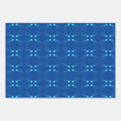 Blue Shooting Stars Geschenkpapier Set (Vorderseite)