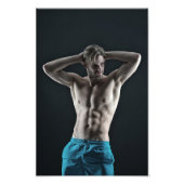 Blue Shorts Hot Typ Poster (Vorne)