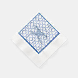 Blue Shrimp Paper Napkin Serviette