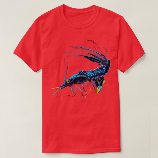 Blue Shrimp TShirt (Design vorne)