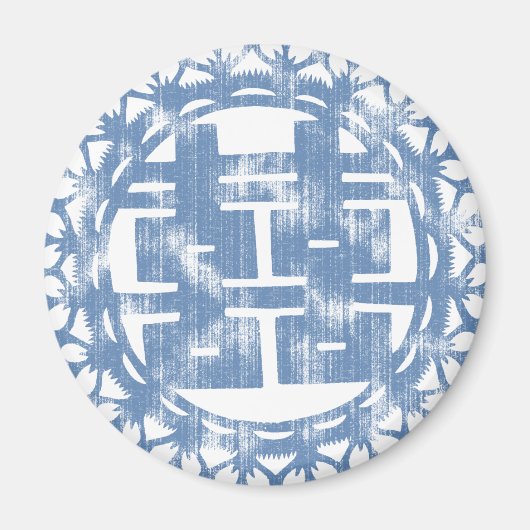 Blue Shuan Xi Magnet (Vorne)