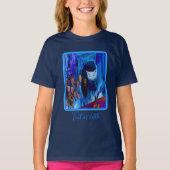 Blue Siamese Cat Animal Art Personalisiert T-Shirt (Vorderseite)