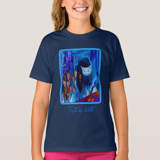 Blue Siamese Cat Animal Art Personalisiert T-Shirt (Vorderseite)