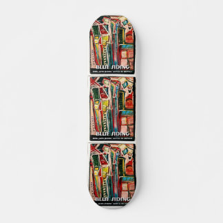 BLUE SIDING SKATEBOARD