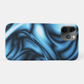 Blue Silk wave Case-Mate iPhone Hülle (Rückseite (Horizontal))