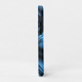Blue Silk wave Case-Mate iPhone Hülle (Hinten/Links)