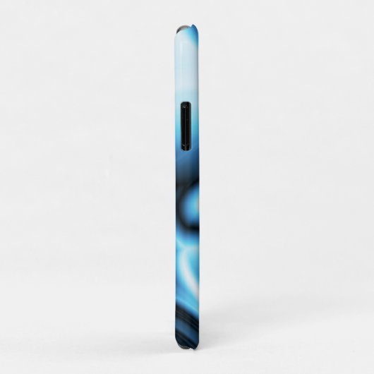 Blue Silk wave Case-Mate iPhone Hülle (Hinten/Rechts)