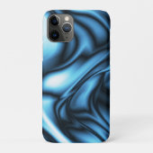 Blue Silk wave Case-Mate iPhone Hülle (Rückseite)
