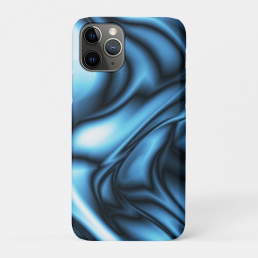 Blue Silk wave Case-Mate iPhone Hülle (Rückseite)