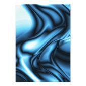 Blue Silk wave Fotodruck (Vorne)