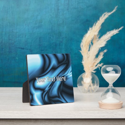 Blue Silk wave Fotoplatte (InSitu)