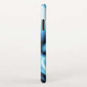 Blue Silk wave iPhone Hülle (Rechte Seite)